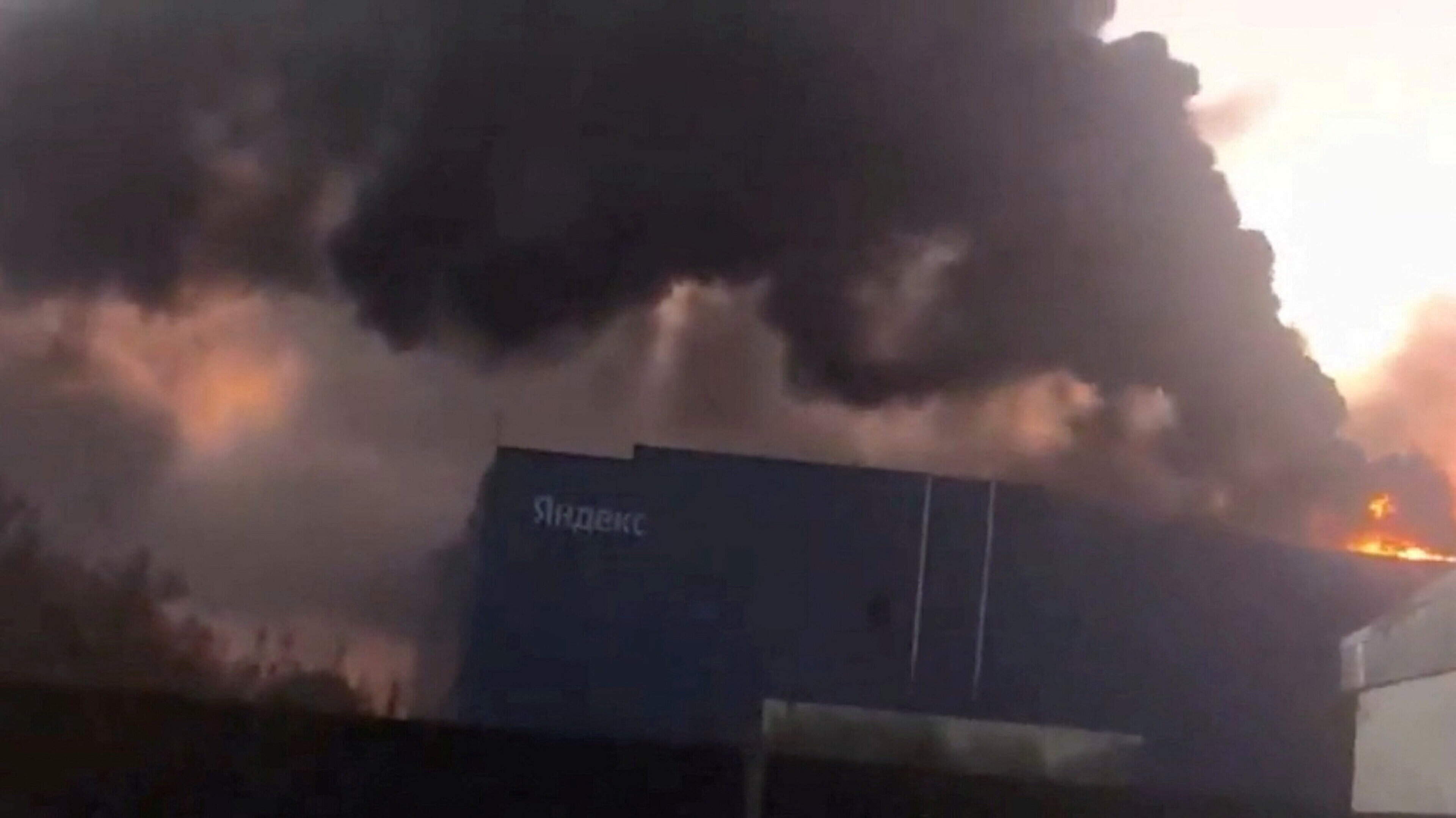 Ukrainian drones strike a second major data centre deep inside Russia